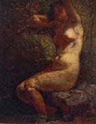 Gustave Courbet Baigneuse oil